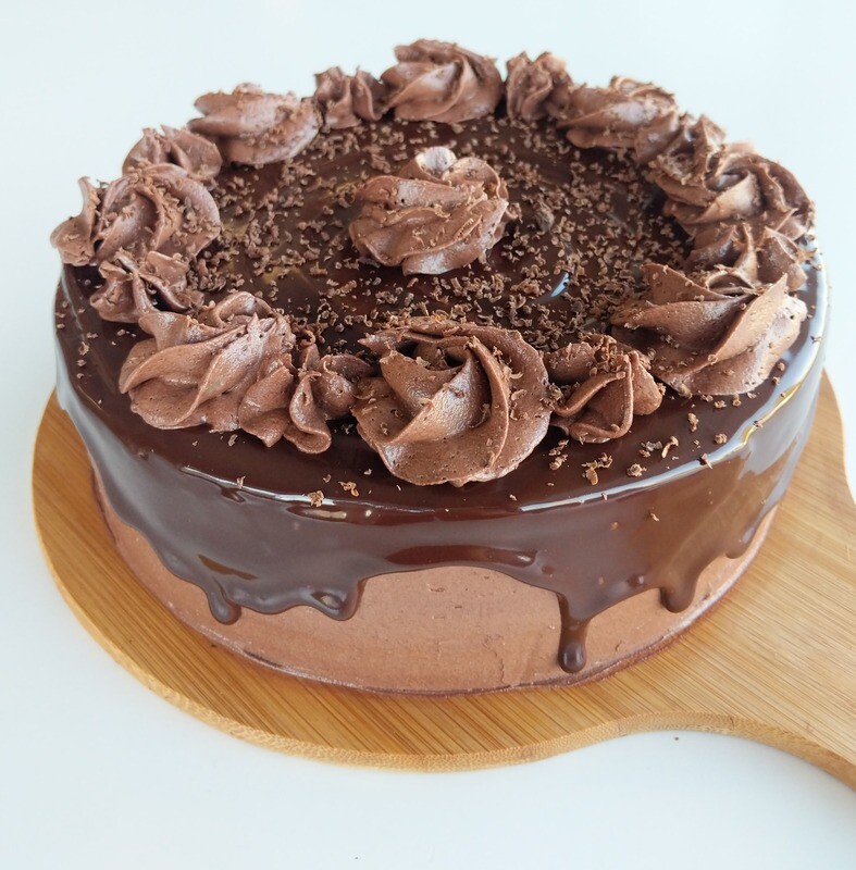 Drizzled Chocolate Cake