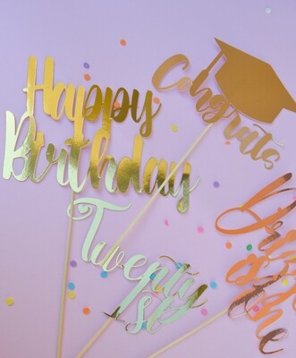 ADD TOPPER TO YOUR CAKE ADD TOPPER TO YOUR CAKE