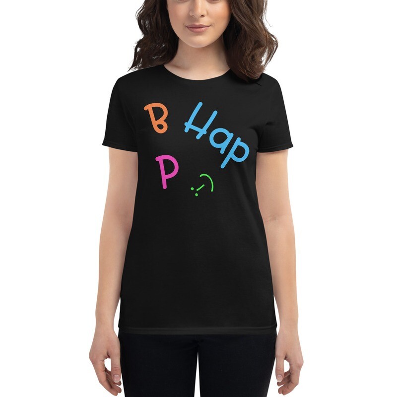 B Hap P :-) - Women's short sleeve t-shirt