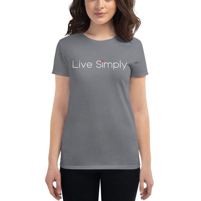Live Simply - Women's short sleeve t-shirt