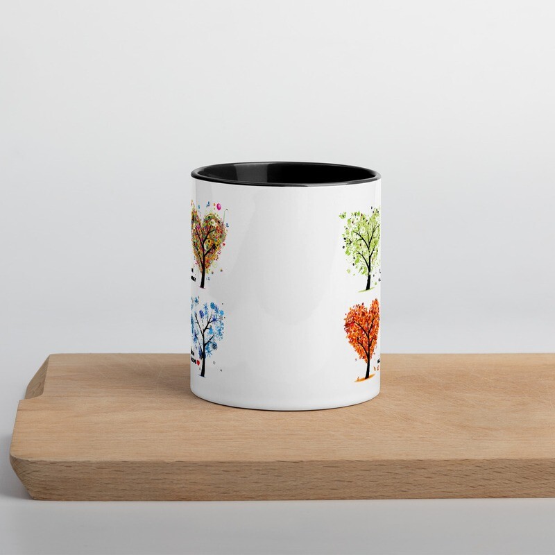 A journey of love through ALL life´s seasons - Mug with Color Inside