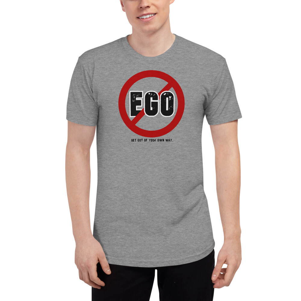 No EGO - Unisex Tri-Blend Track Shirt