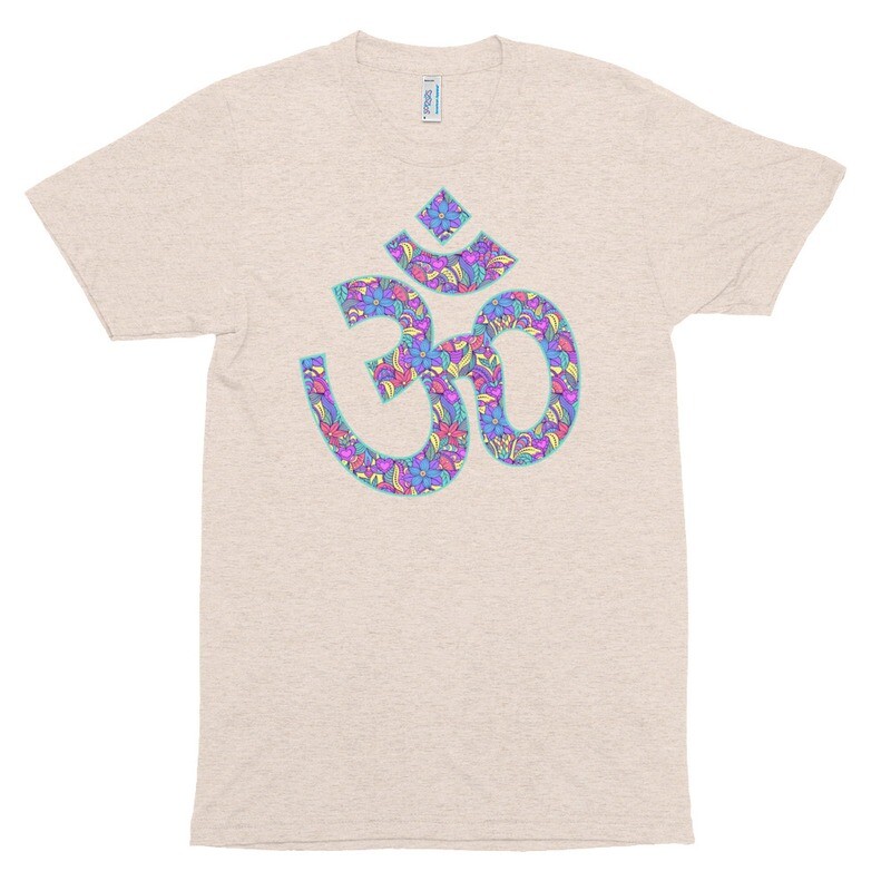 Aum, sign of universal harmony - Unisex Tri-Blend Track Shirt