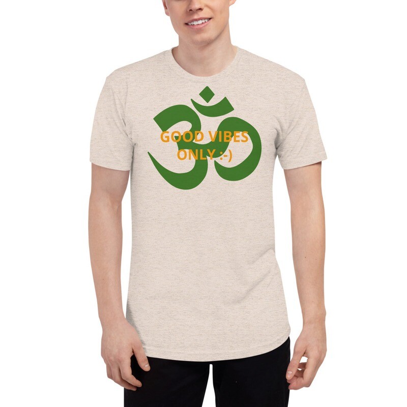 Good Vibes Only - Unisex Tri-Blend Track Shirt