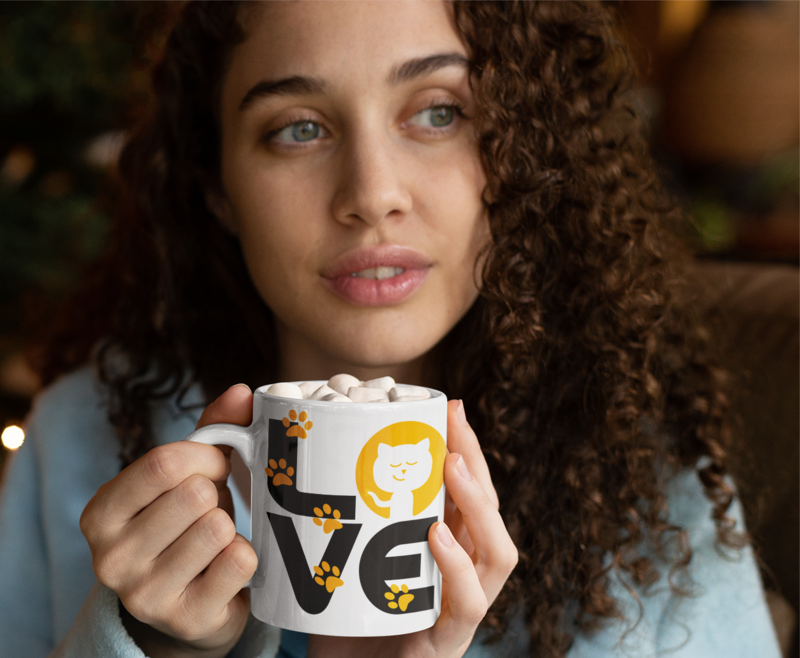 Cats, Paws and Love - Mug