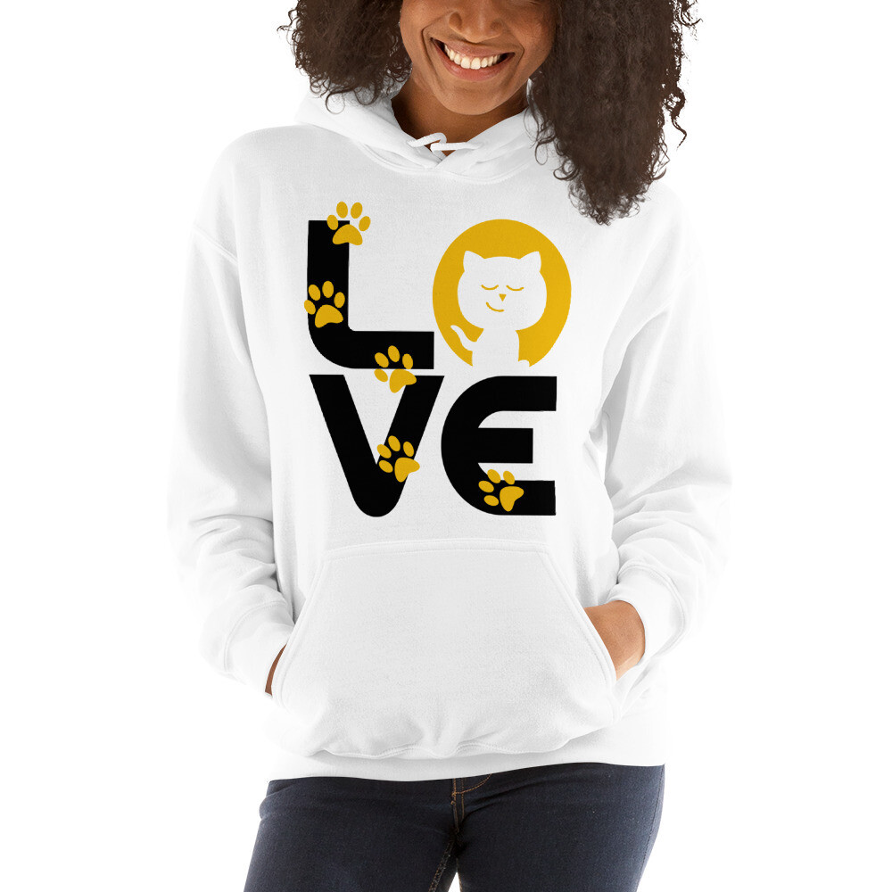 Cats, Love and Paws - Unisex Hoodie