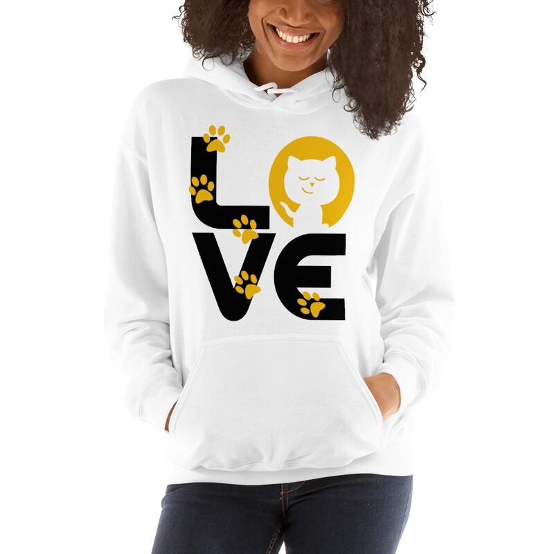 Cats, Love and Paws - Unisex Hoodie