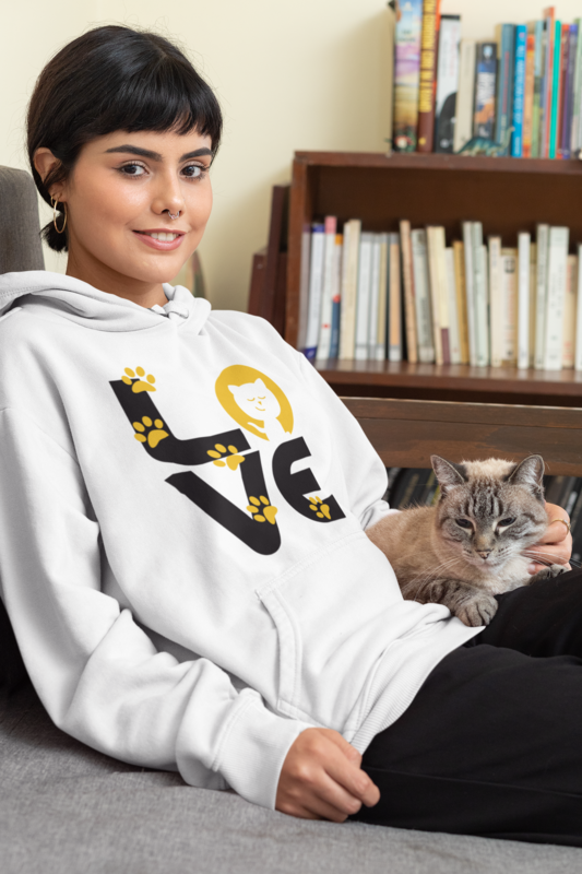 Cats, Love and Paws - Unisex Hoodie