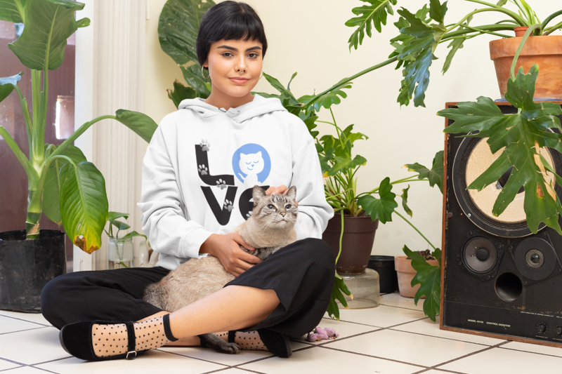 Cats, Love and Paws - Unisex Hoodie