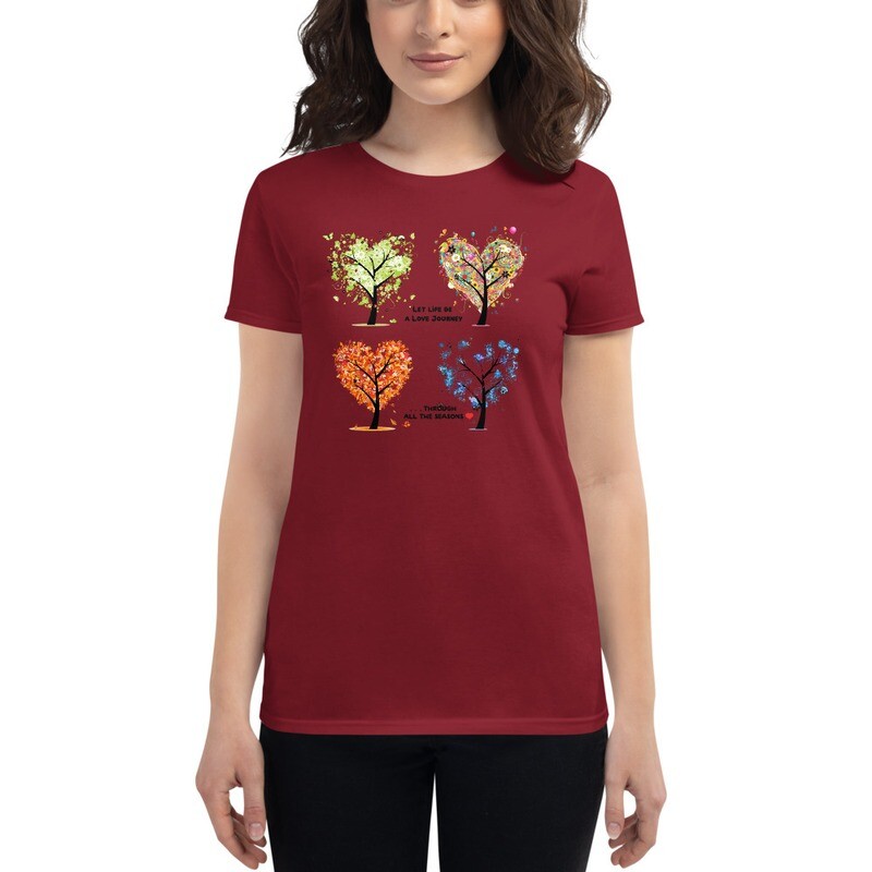 Let life be a Love Journey - Women's short sleeve t-shirt