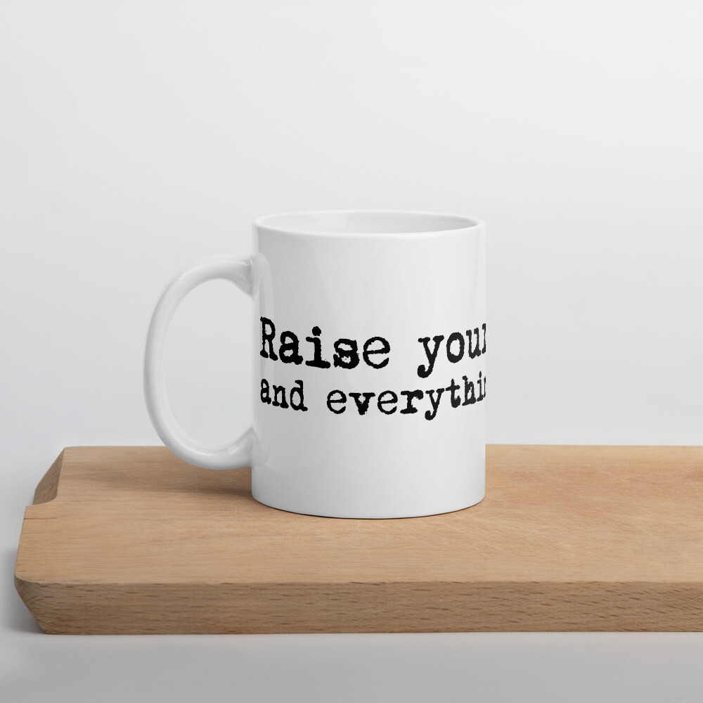 Raise your vibration - Mug, Size: 11oz