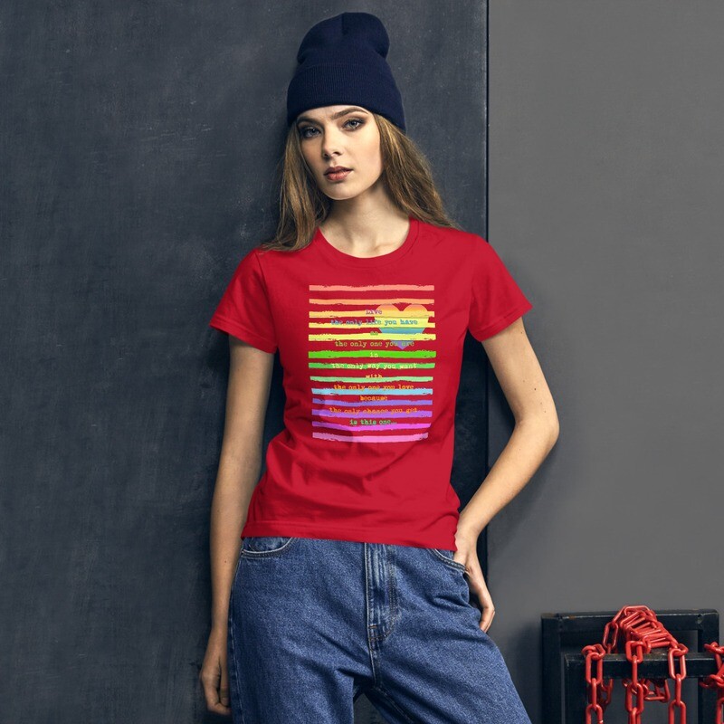One Life, One Heart - Dame t-shirt
