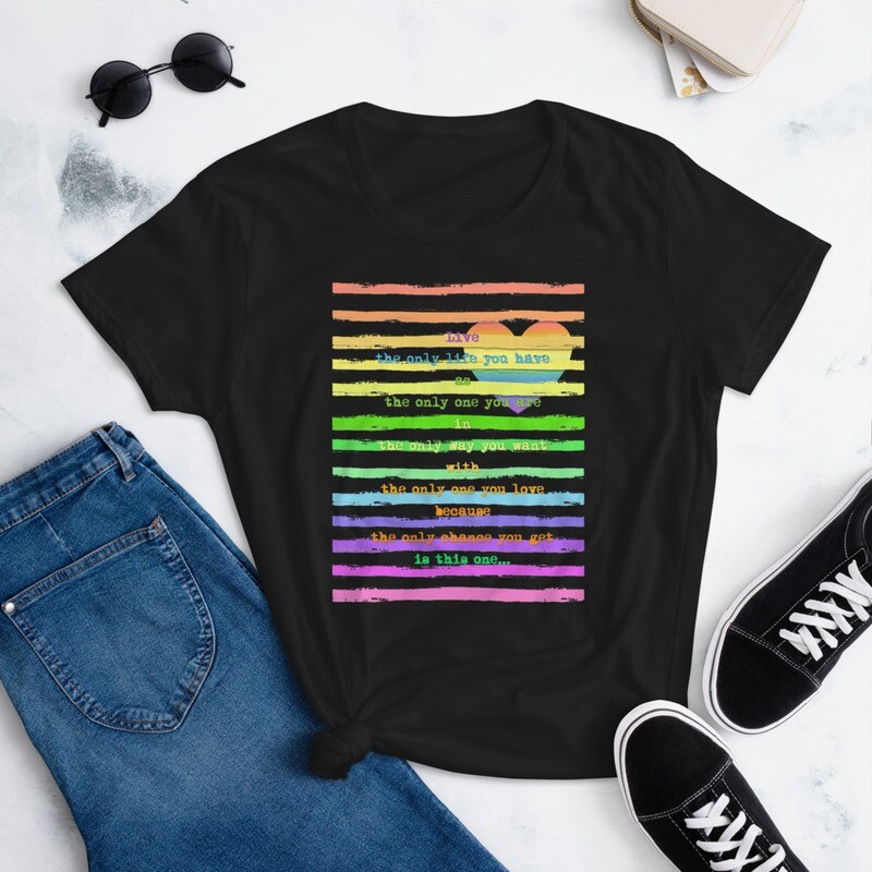 One Life, One Heart - Dame t-shirt