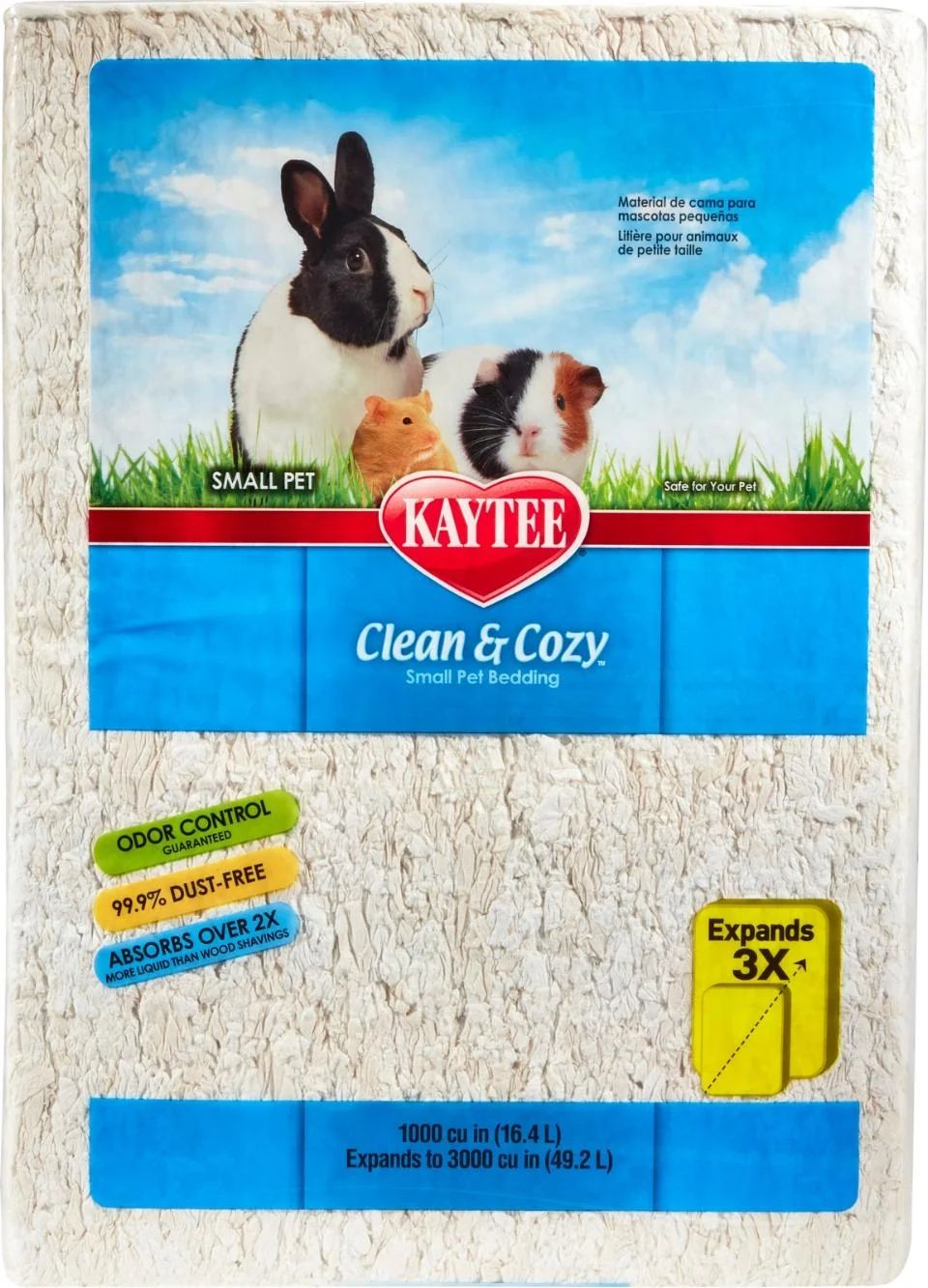 Kaytee Clean &amp; Cozy hvit 49,2 l