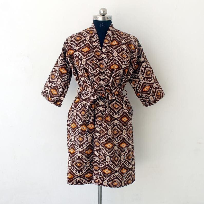 Printed kantha Kiminos