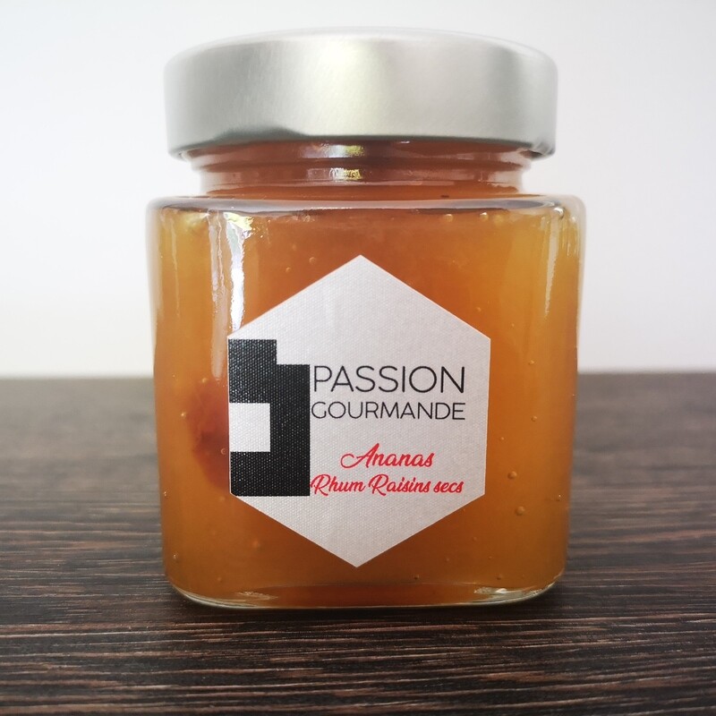 Ananas Rhum Raisins Secs