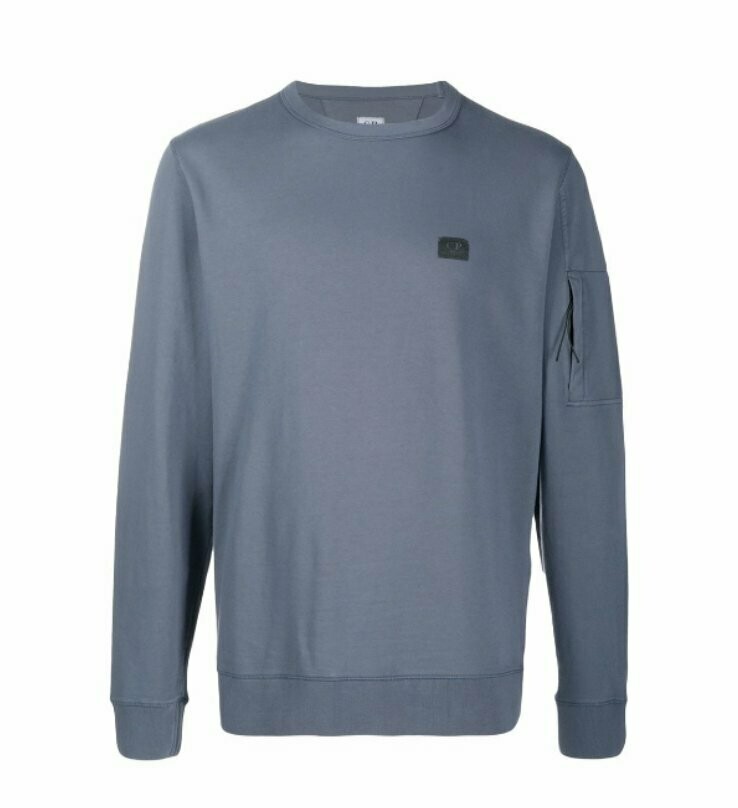C.P. Company Crew Neck Patch Logo Sweatshirt