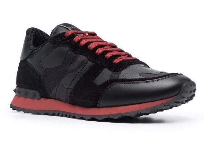 Valentino Rockrunner Black Camo Trainers Valentino Rockrunner Black Camo Trainers
