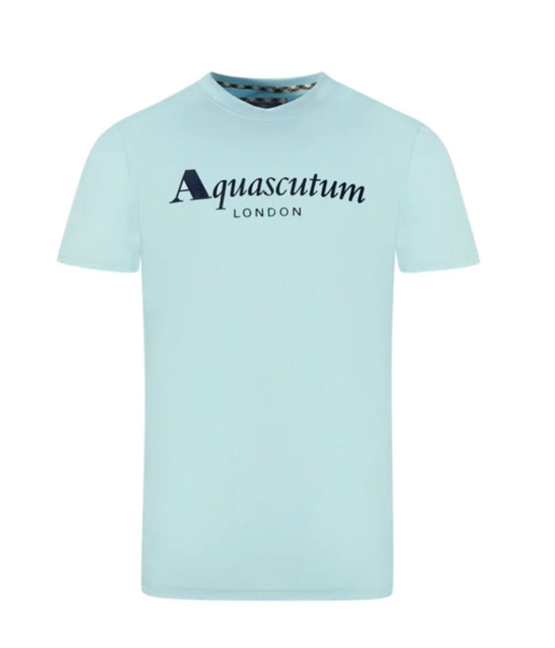 Aquascutum Crew Neck T-Shirt - Sky