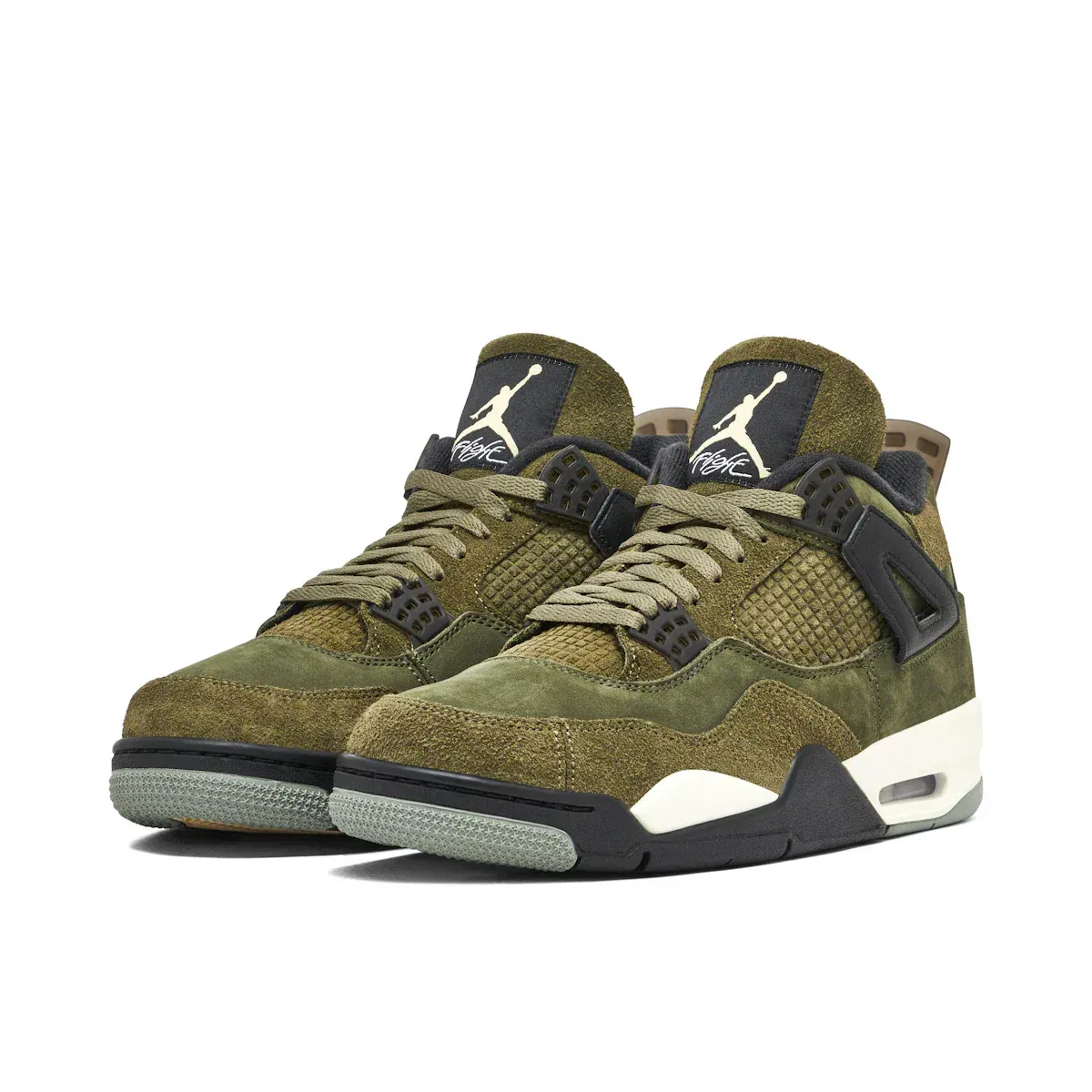 Air Jordan 4 Retro 'Olive Craft'