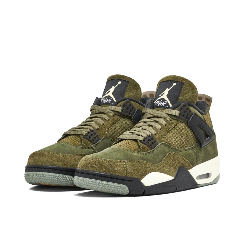 Air Jordan 4 Retro 'Olive Craft'