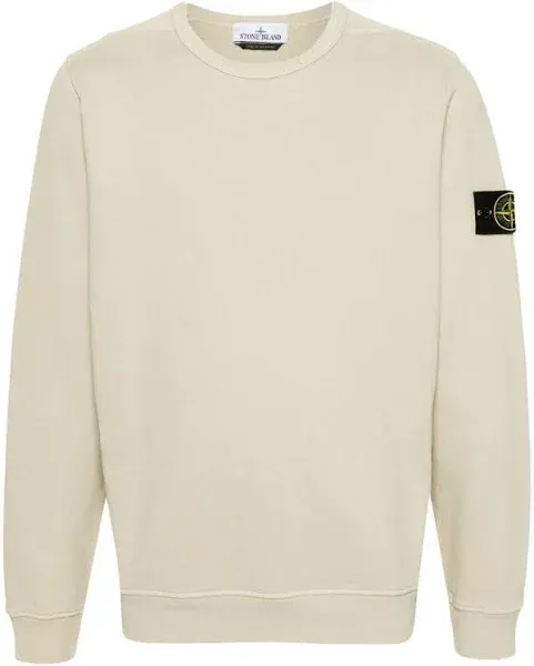 Stone Island Crew Neck Sweatshirt - Plaster Stone Island Crew Neck Sweatshirt - Plaster