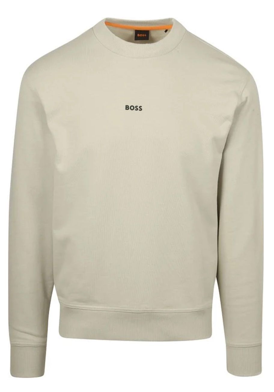 BOSS Crew Neck Sweatshirt - Ecru