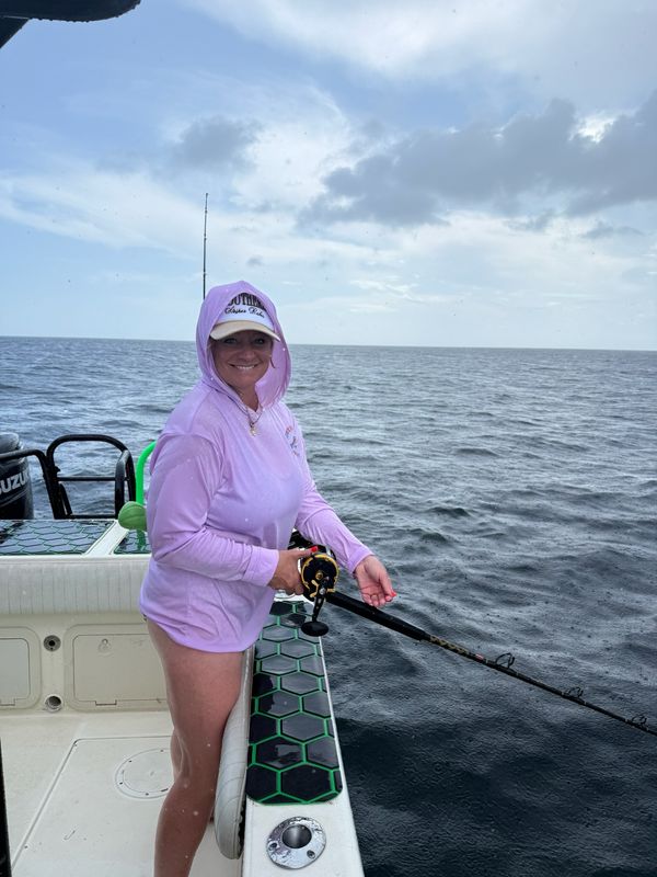 Lilac Retro Hooded Fishing Shirt