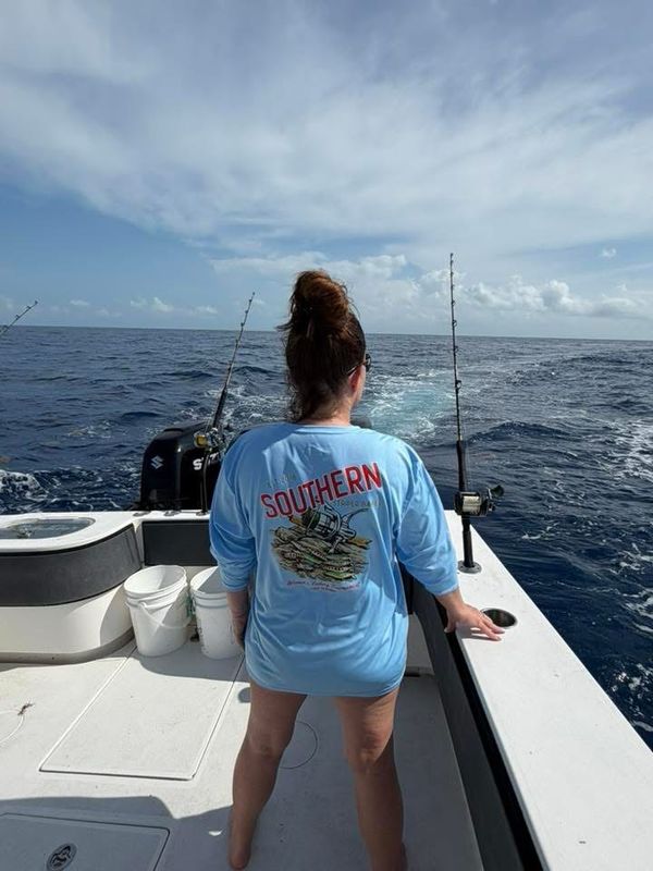 Light Blue Lure Fishing Shirt