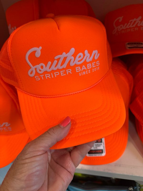 Neon Orange Puff Foam Trucker