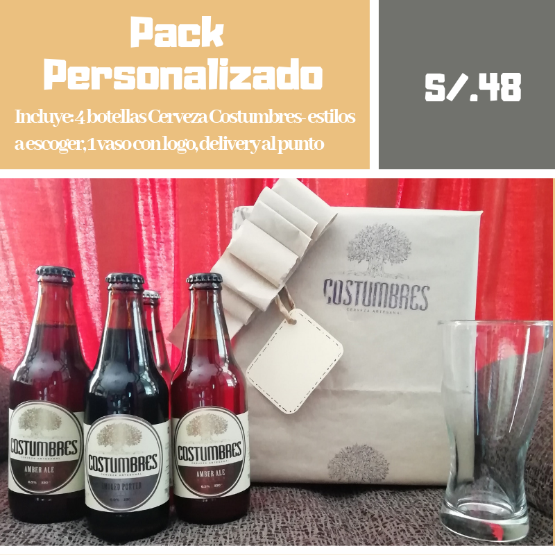4pack Varios + 2 vasos