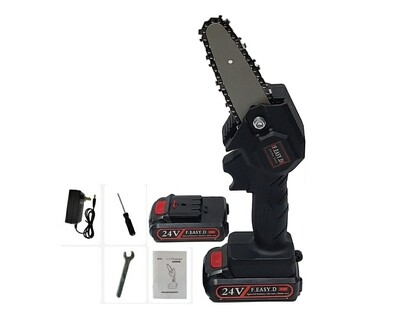 Electric Mini Chainsaw with 2pcs Batteries included