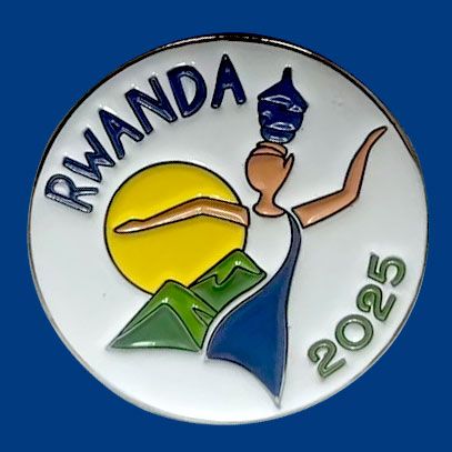 2025 Special Convention City Enamel Pins Rwanda
