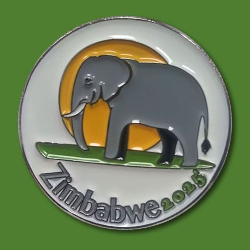 2025 Special Convention City Enamel Pins Zimbabwe