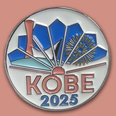 2025 Special Convention City Enamel Pins Kobe Japan