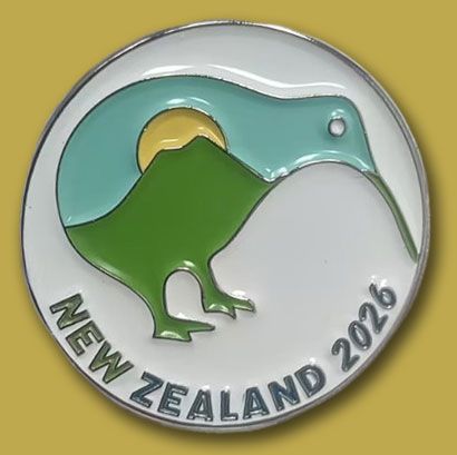 2025 Special Convention City Enamel Pins New Zealand