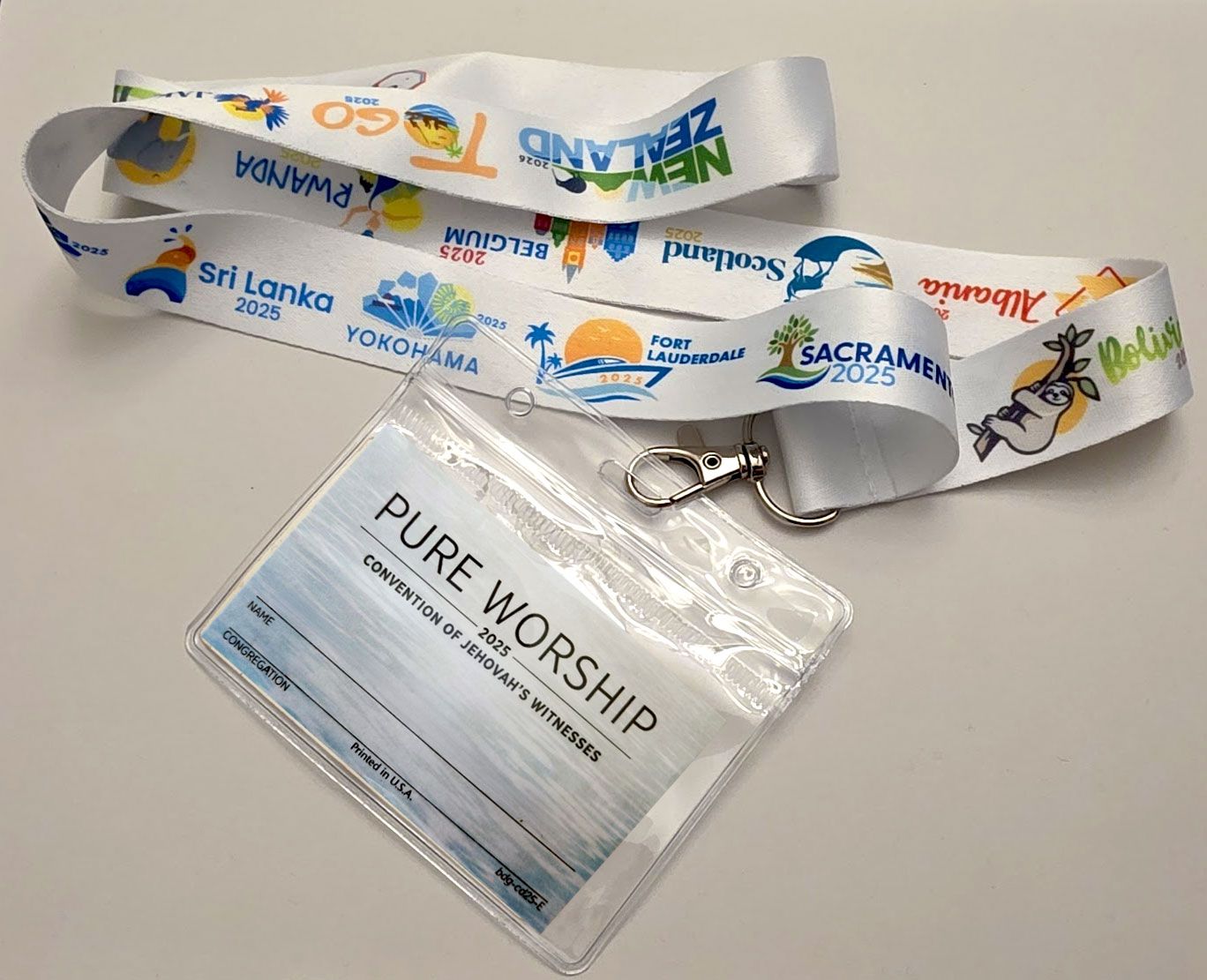 🌍 2025 Special Convention Lanyard! 🎉
