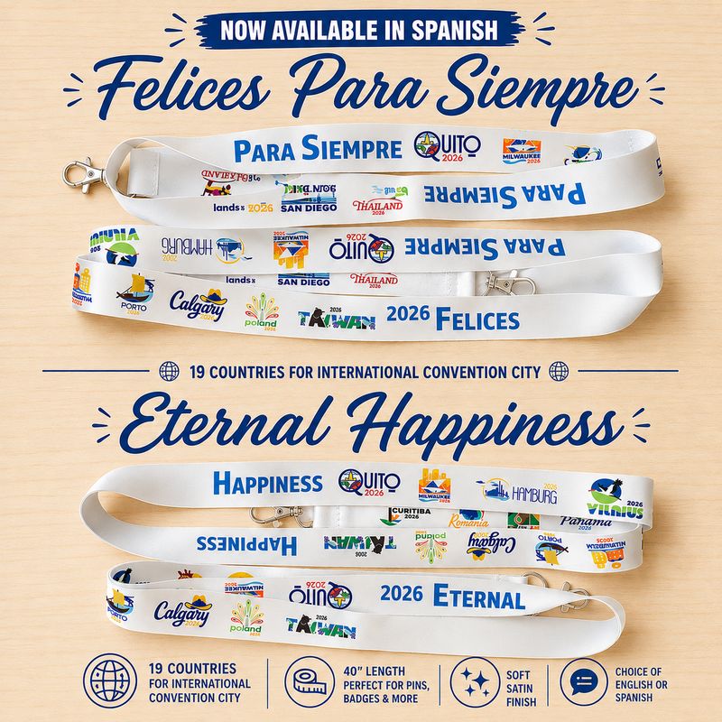 Lanyard International Convention 2026 Eternal Happiness Lanyard
