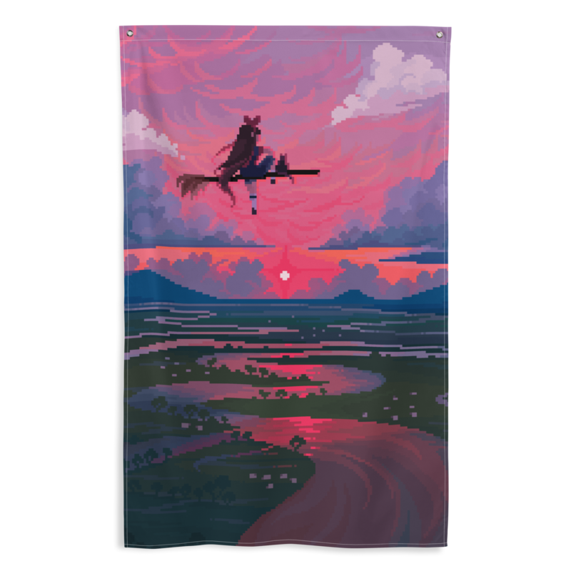 WITCHY SUNSET WALL HANGING