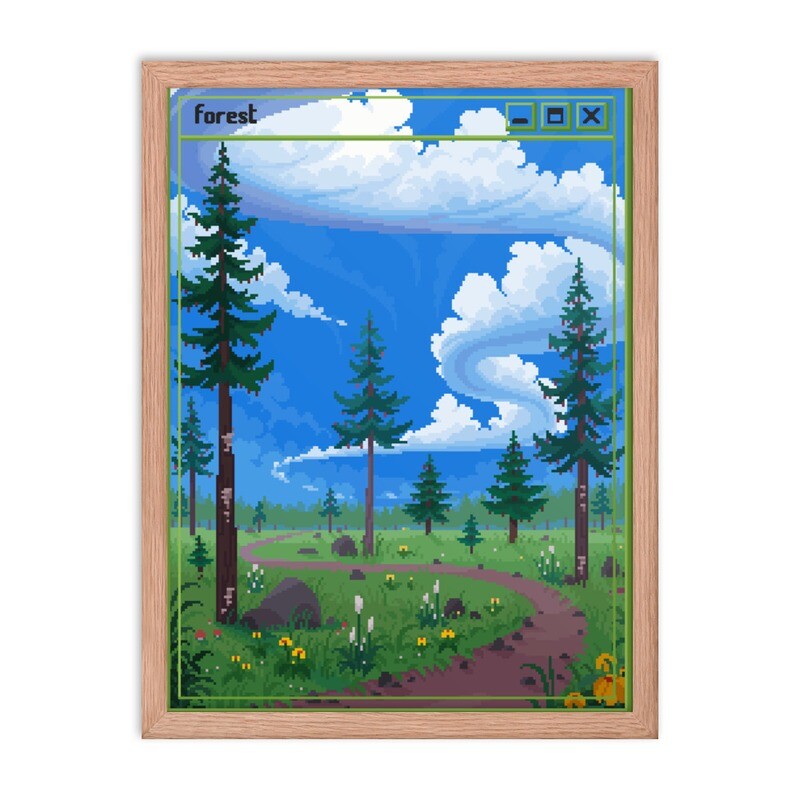 FOREST FRAMED PRINT