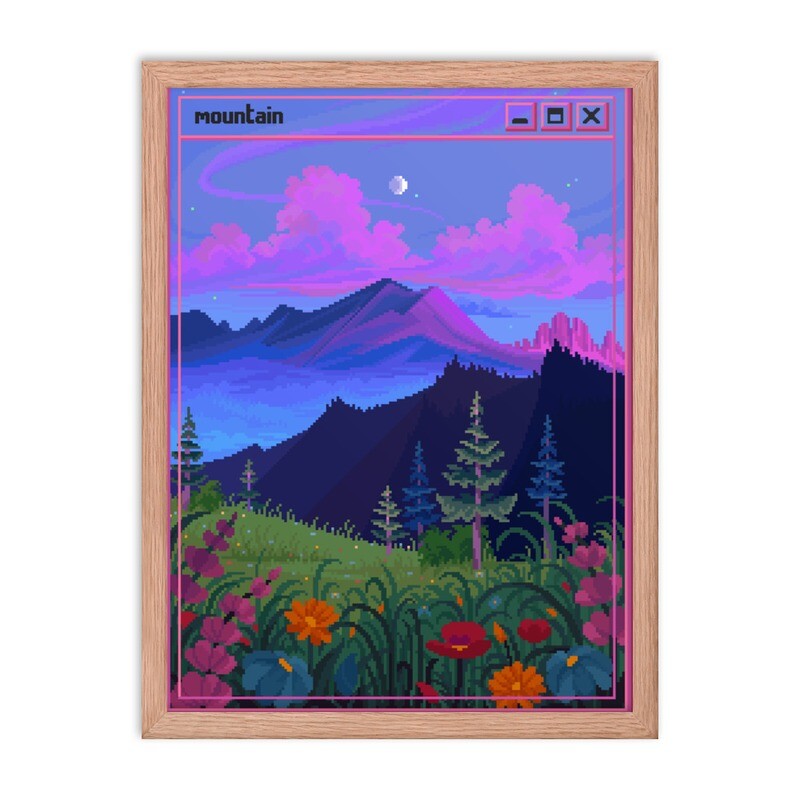 MOUNTAIN FRAMED PRINT