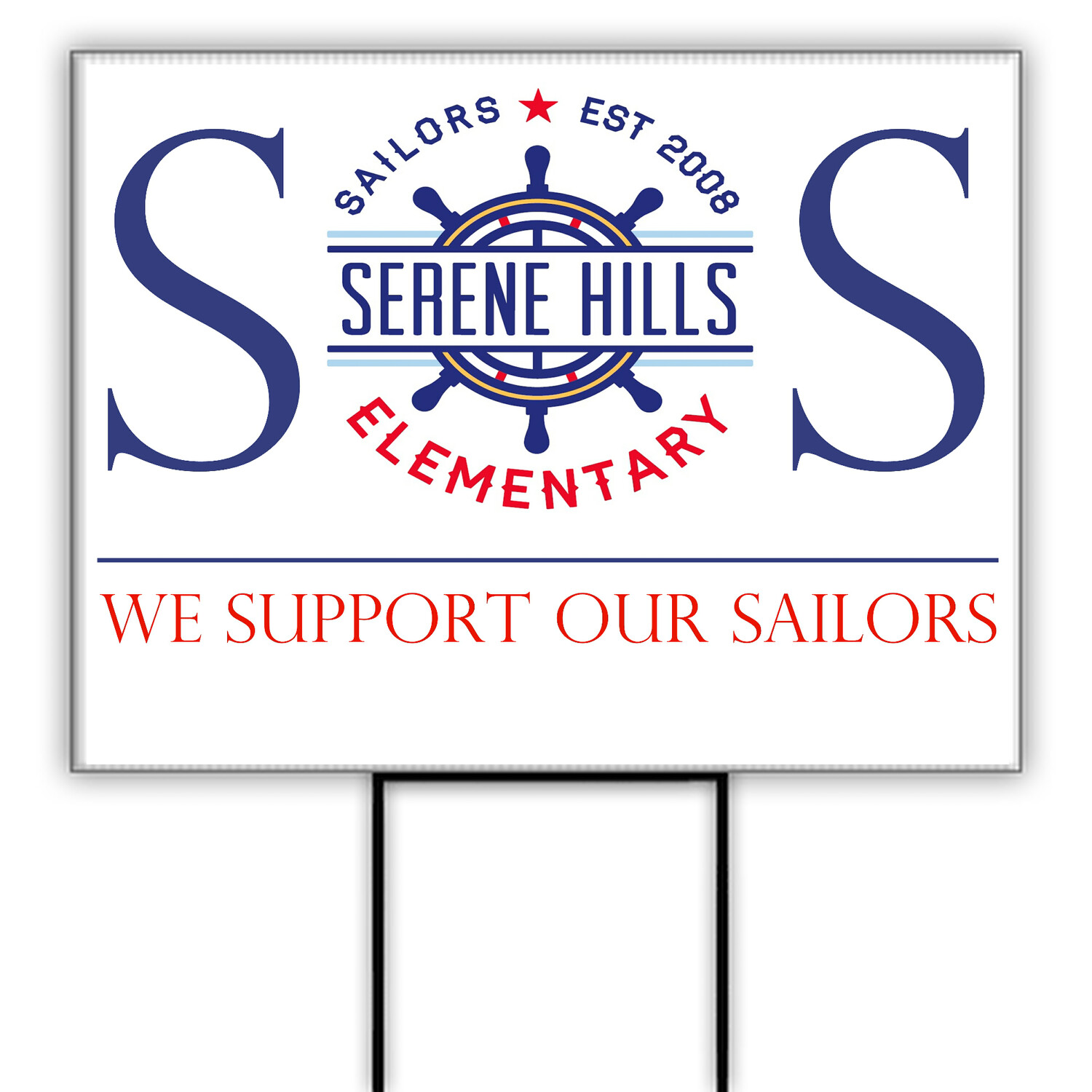 SOS Yard Sign