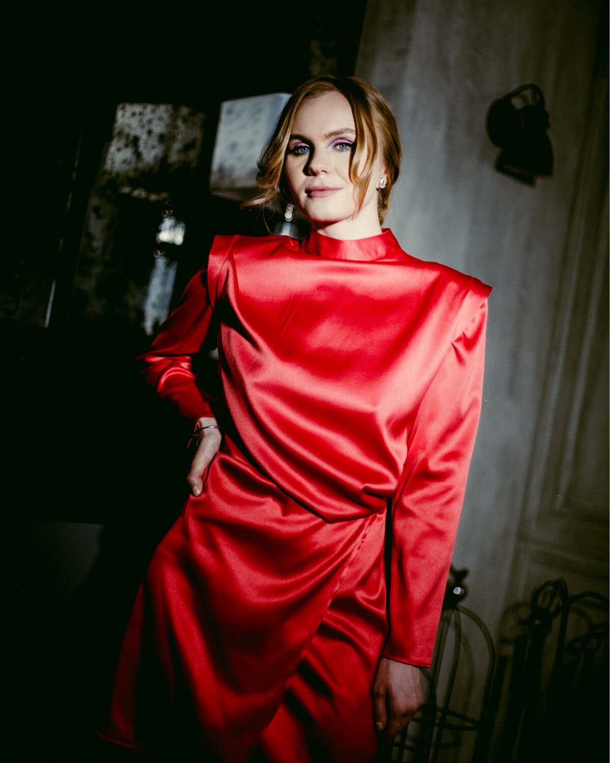 Платье «Одри», красное