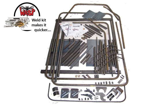 2 Seater Weld kit - Rolling chassis