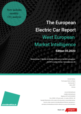 May 2020
The European Electric Car Report
"CO2 compliance secured" May 2020
The European Electric Car Report
"CO2 compliance secured"
