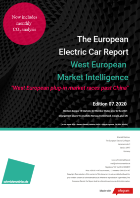 July 2020
The European Electric Car Report
European plug-in market races past China