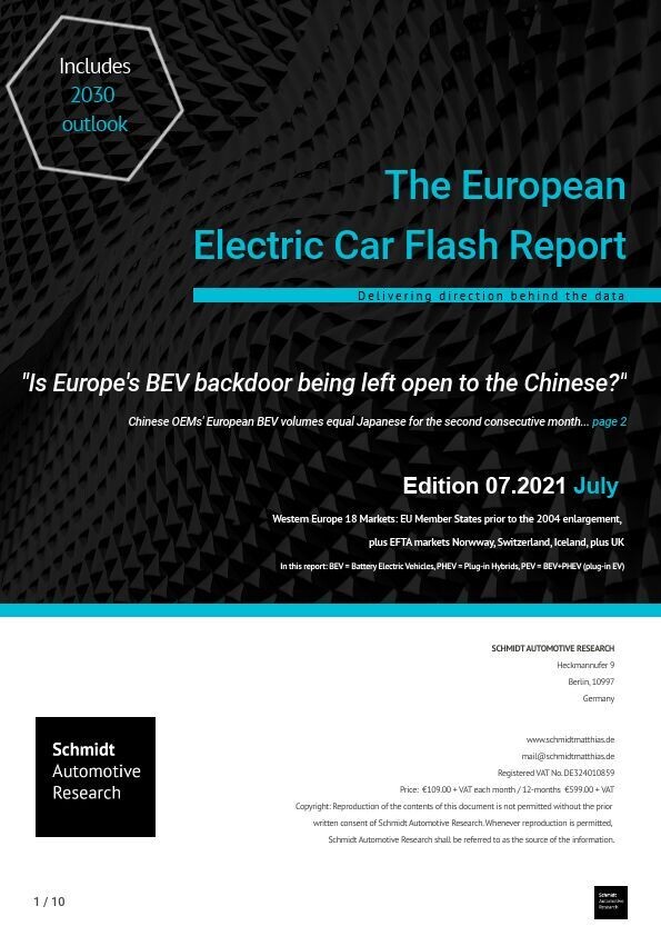 July 2021 "Is Europe's BEV backdoor being left open to the Chinese?"