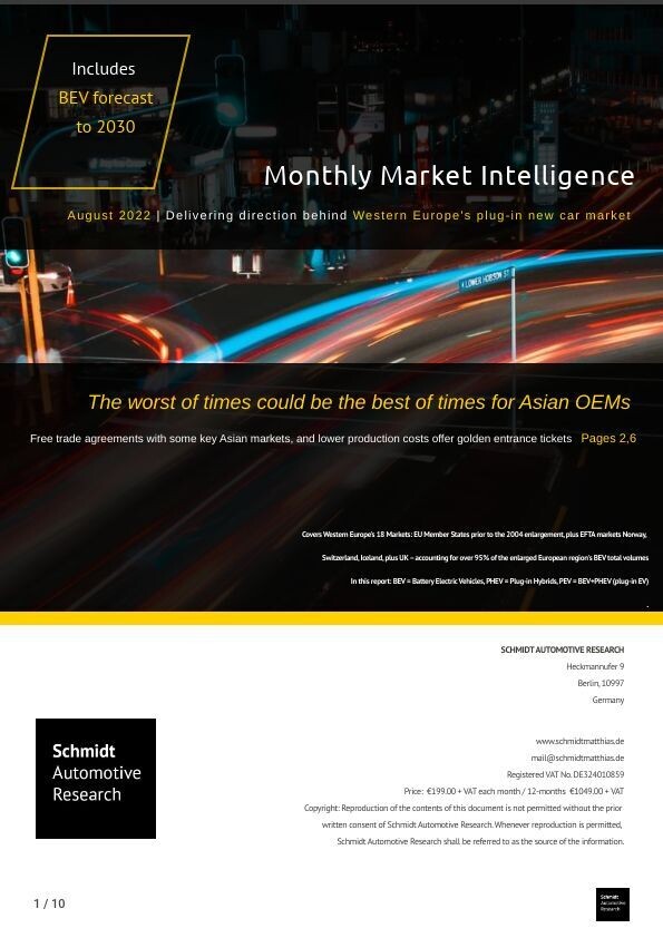 2022/08 Study "The worst of times could be the best of times for Asian OEMs"