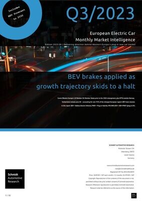 Q3 2023 Study – BEV brakes applied as growth trajectory skids to a halt