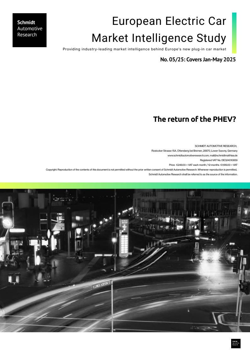 05/2025: The return of the PHEV?